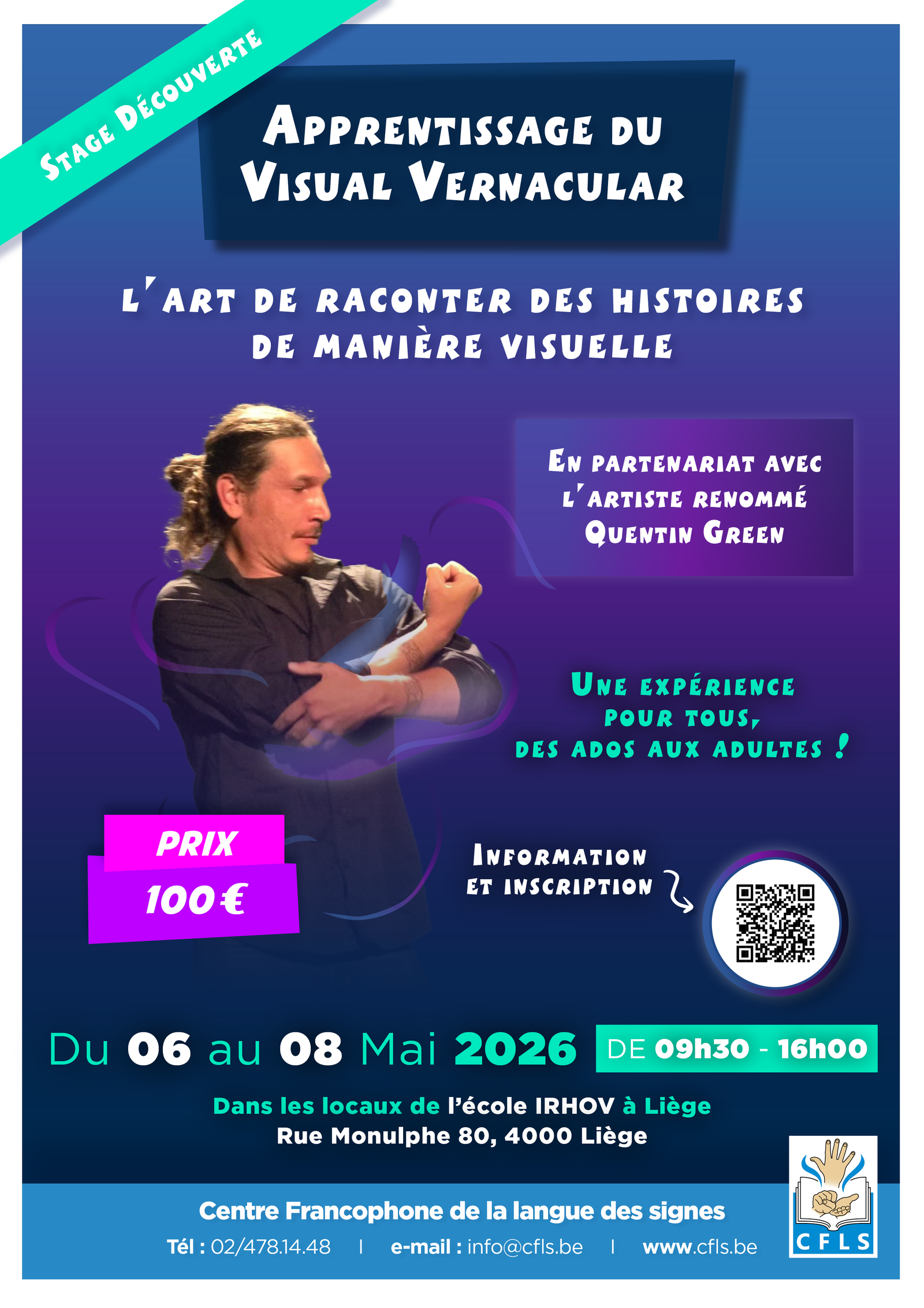 Envie d’explorer une forme d’expression unique et visuelle ?  Rejoignez notre stage dédié au Visual Vernacular !🌟